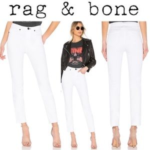 NWT rag & bone Jeans Cigarette White Denim Size 25, 27,28, or 30 available